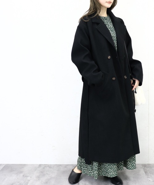 「Per sist ence」 チェスターコート FREE サックスブルー レディース_画像5