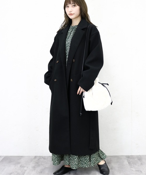 「Per sist ence」 チェスターコート FREE サックスブルー レディース_画像6