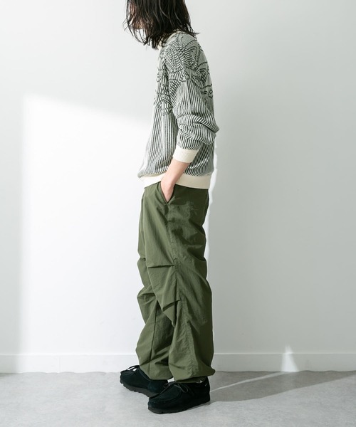 「URBAN RESEARCH Sonny Label」 長袖ニット LARGE イエロー メンズ_画像6