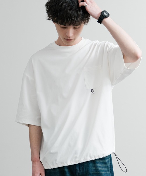 rokuホワイト Tシャツ Mサイズ 6｜ロクのTシャツ/カットソー（ホワイト/白色系）通販 - ZOZOTOWN