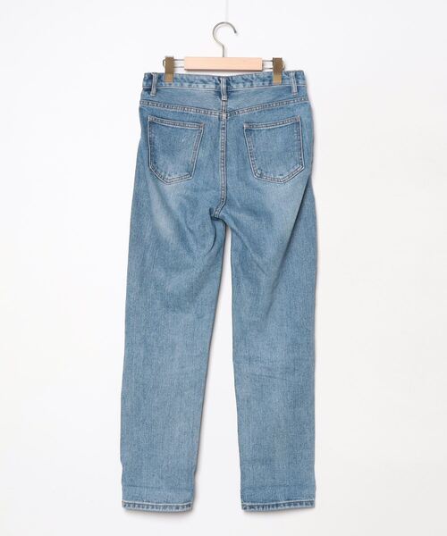 [select MOCA] обработка Denim брюки MEDIUM голубой женский 