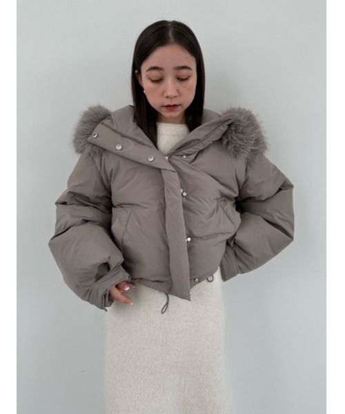 SNIDEL（スナイデル） ダウンジャケット FREE アイボリー レディース