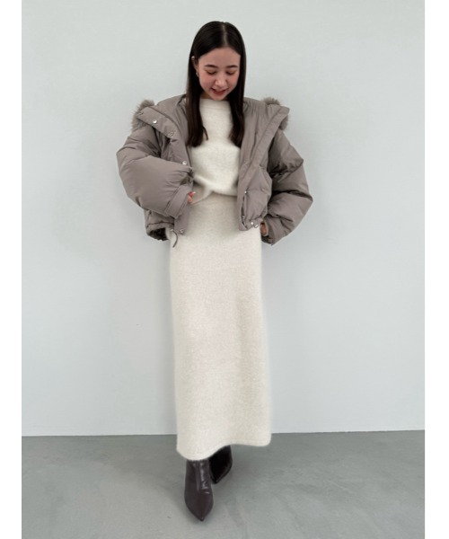 SNIDEL（スナイデル） ダウンジャケット FREE アイボリー レディース