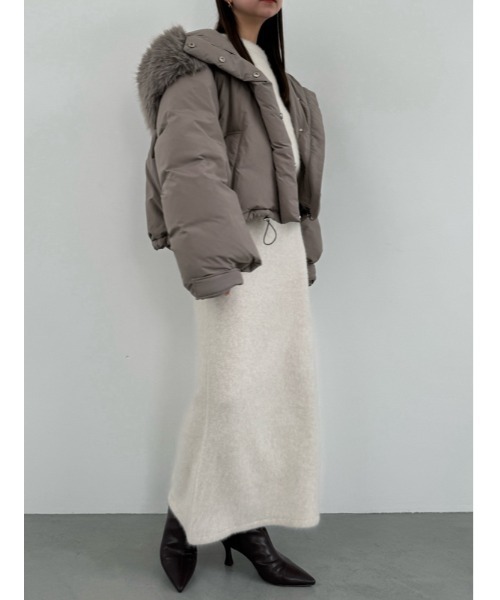 SNIDEL（スナイデル） ダウンジャケット FREE アイボリー レディース