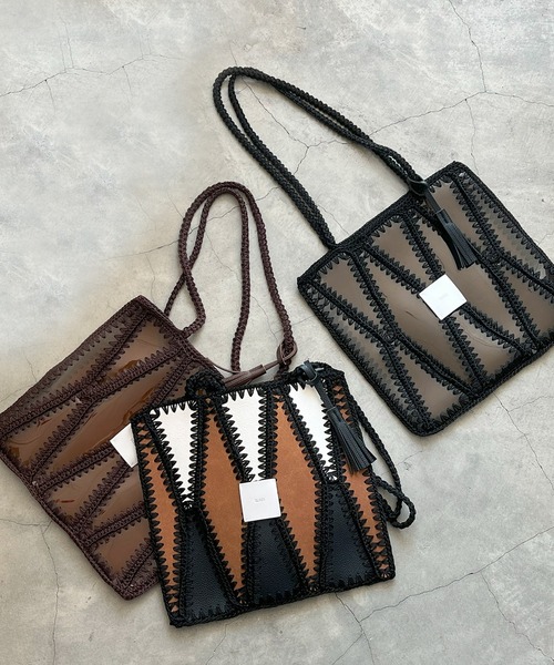 styiro トートバッグ 「styiro black」パズルズトートバッグ