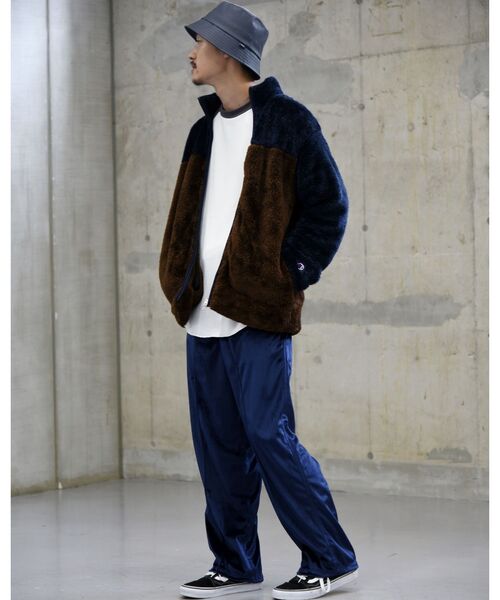 「Champion」 ブルゾン SMALL ベージュ メンズ_画像4