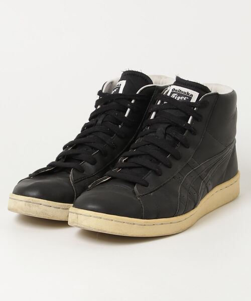 ⭕️⭕️の世界 Onitsuka Tiger ブラック ハイカットスニーカー Onitsuka Tiger 「Onitsuka Tiger」 ハイカットスニーカー