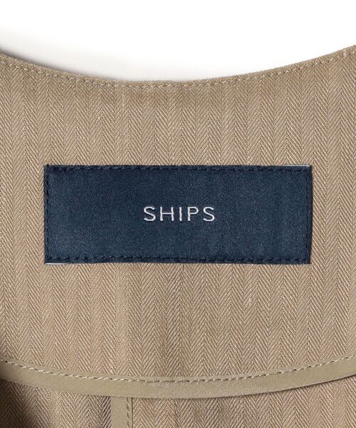 【新品希少】SHIPS シップス ベスト ジレ ベージュ SHIPS（シップス） ベスト ジレ 「手洗い可能」ラメ ニット ベスト