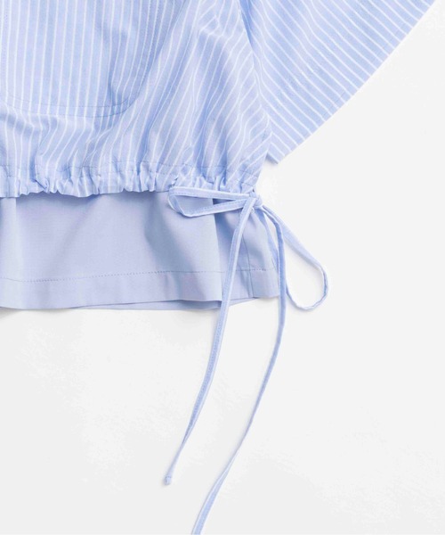 ブラウス シャツ Color Stitch Short Shirt/カラーステッチショートシャツ「MAISON SPECIAL/メゾンスペシャル」 レ MAISON SPECIAL｜Color Stitch Short Shirt | Rakuten Fashion