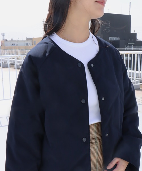 「libelle more」 「marble walts」ダウンコート L アイボリー レディース_画像6