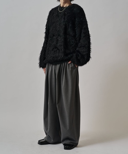 Lui's（ルイス） セーター ニット シャギークルーネックニット メンズ