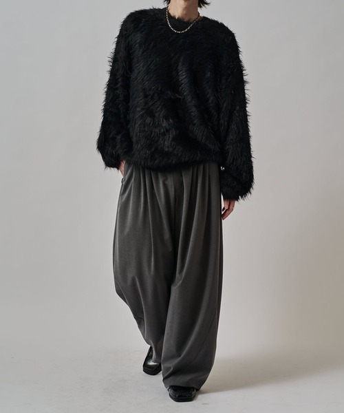 Lui's（ルイス） ニット セーター シャギークルーネックニット