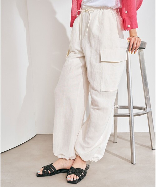green label relaxing カーゴパンツ BREEZE LINEN ブリーズ