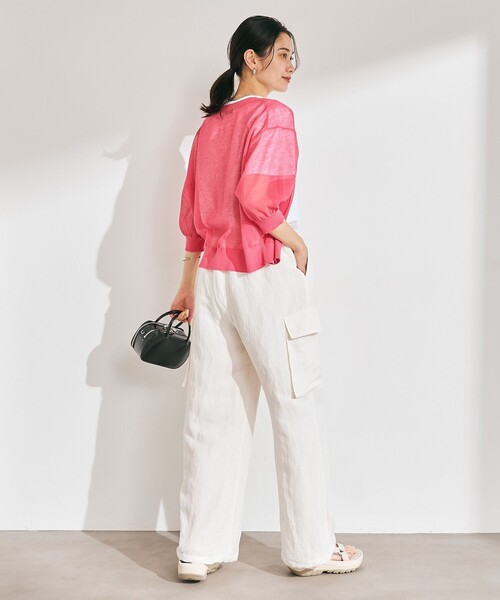 green label relaxing カーゴパンツ BREEZE LINEN ブリーズ