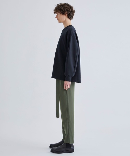 「CULLNI」 長袖Tシャツ 2 ブラック メンズ