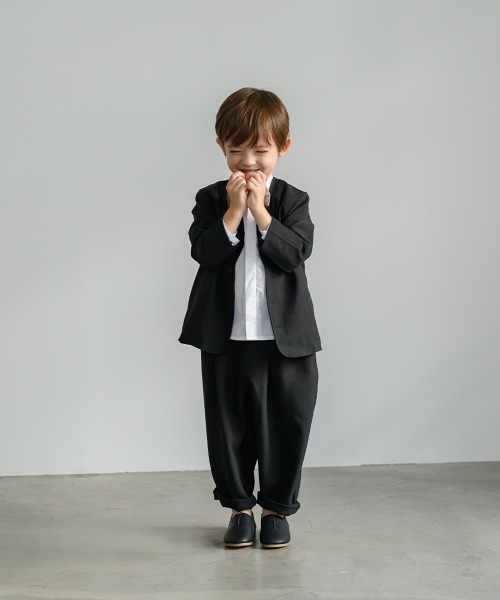 riziere 「riziere」 「KIDS」セットアップ 160 ブラウン キッズ