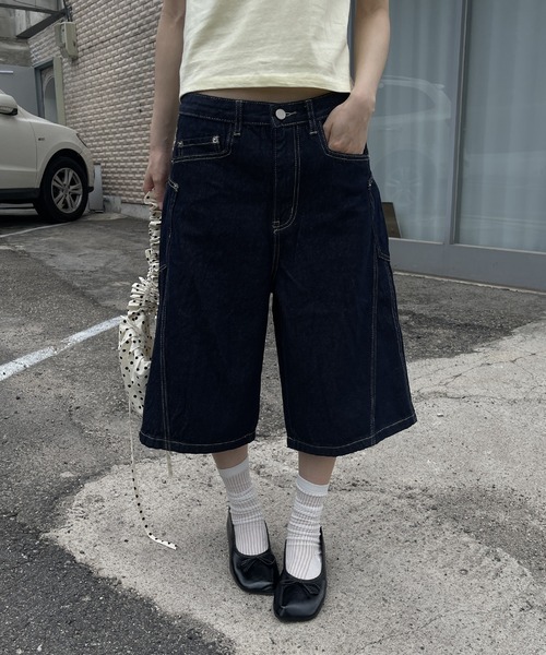 UNE MANSION（ユヌマンション） ハーフパンツ ジーンズ デニム デニム