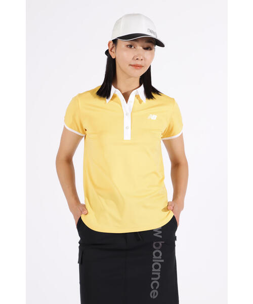 ブラウス シャツ 「new balance golf」ストレッチ 保形性 半袖 カラーシャツ (WOMENS) レディース