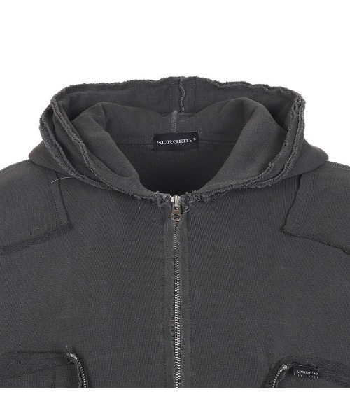 SURGERY パーカー 「SURGERY」surgery remake over pigment hood