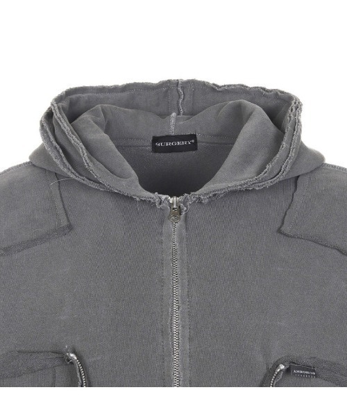 SURGERY パーカー 「SURGERY」surgery remake over pigment hood