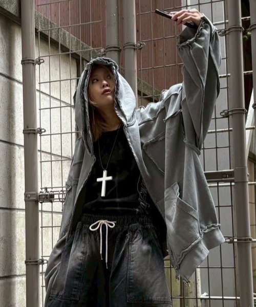 SURGERY パーカー 「SURGERY」surgery remake over pigment hood