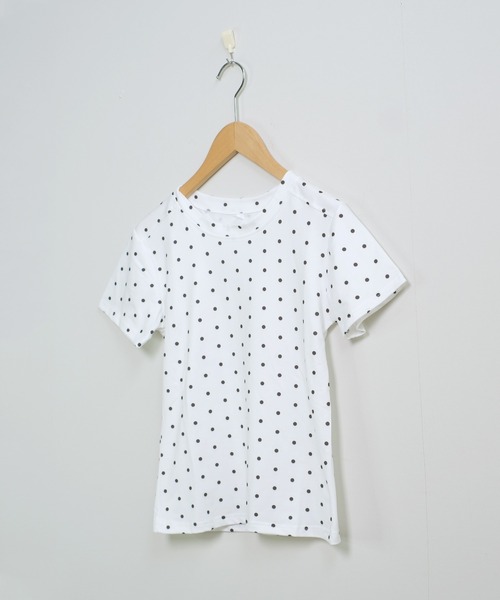 shopnikoniko（ショップにこにこ） tシャツ Tシャツ ドット 柄 半袖