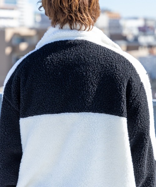 「NYLAUS」 ブルゾン L ホワイト メンズ_画像9