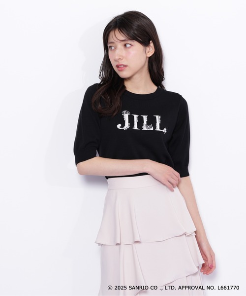 ジル バイ ジル スチュアート（JILL by JILL STUART）/＜マイメロディ＆クロミコラボ＞ロゴジャガードニット JILL by JILL STUART（ジルバイジルスチュアート） ニット セーター