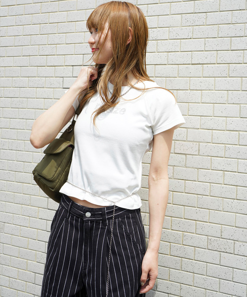 「JOINT WORKS」 半袖Tシャツ FREE カーキ レディース_画像2