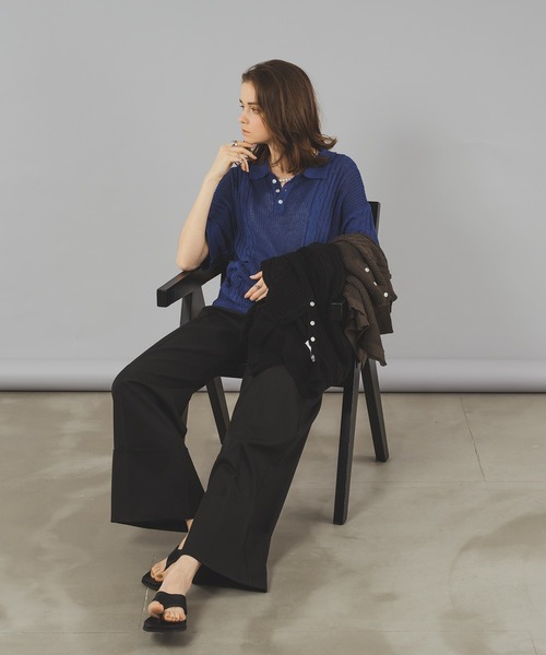 selle glant（セレグランテ） 半袖ニット LARGE ブルー メンズ