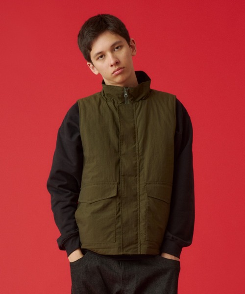 KAVU（カブー） ベスト ジレ Green wood Vest/グリーンウッドベスト