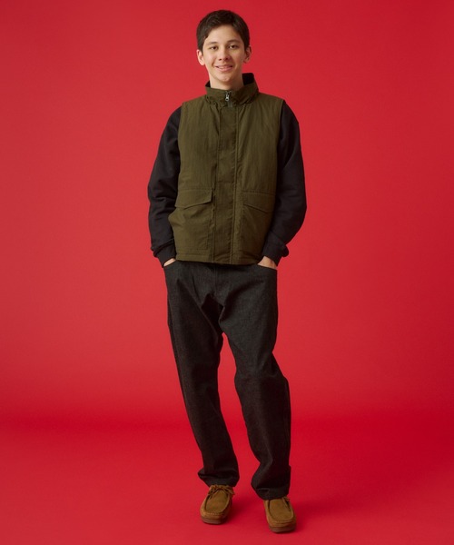 KAVU（カブー） ベスト ジレ Green wood Vest/グリーンウッドベスト