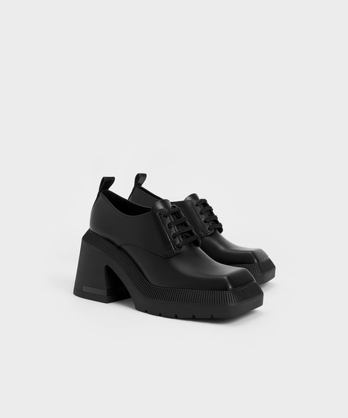 「CHARLES & KEITH」 パンプス 22.5cm マスタード レディース