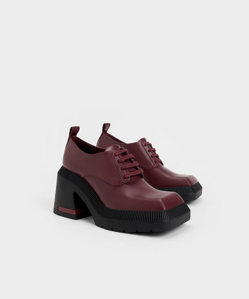 「CHARLES & KEITH」 パンプス 22.5cm マスタード レディース