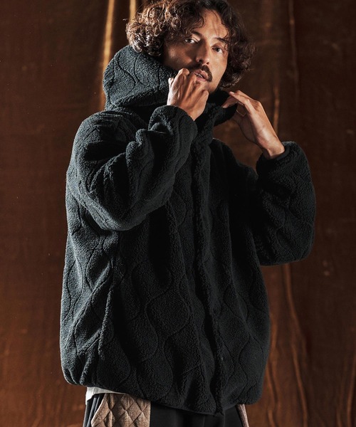 ANGENEHM（アンゲネーム） ブルゾン アウター mj10978-Boa Quilt