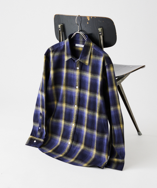 JOURNAL STANDARD シャツ パターン レギュラー カラー ネル