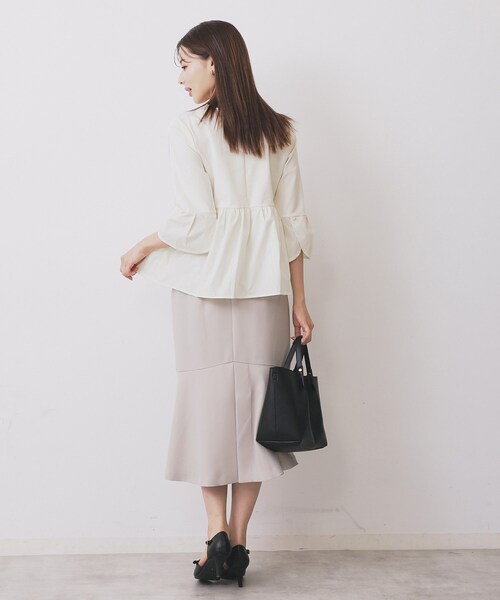 index（インデックス） tシャツ ドッキングペプラムトップス「洗濯機
