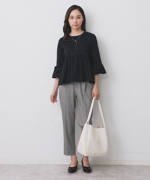 index（インデックス） tシャツ ドッキングペプラムトップス「洗濯機