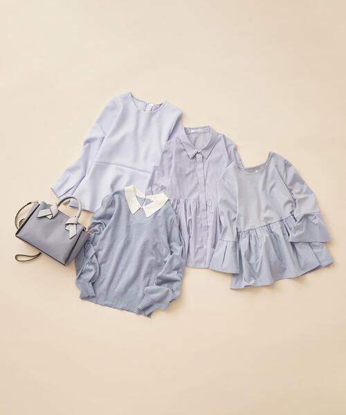 index（インデックス） tシャツ ドッキングペプラムトップス「洗濯機