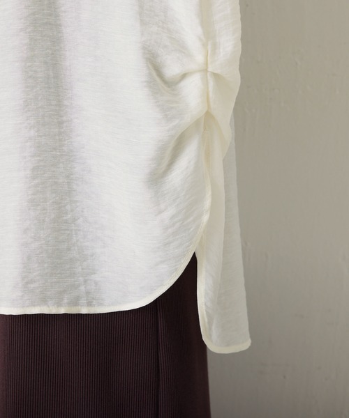 「COLLAGE GALLARDAGALANTE」 7分袖ブラウス FREE ブルー レディース_画像8