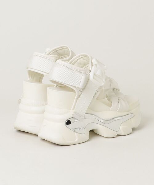 「Diable baiser」 ヒールサンダル 22.5cm ホワイト レディース_画像2