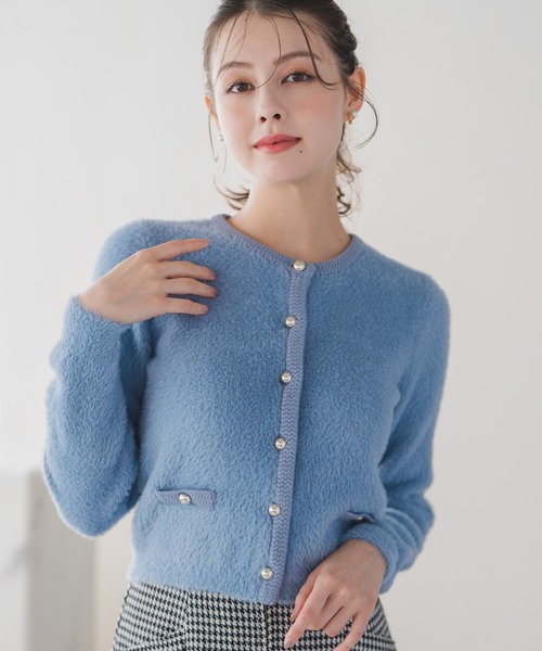 MISCH MASCH（ミッシュマッシュ） カーディガン 2025秋冬新作 シャギー