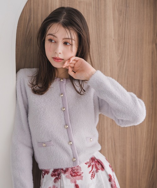 MISCH MASCH（ミッシュマッシュ） カーディガン 2025秋冬新作 シャギー