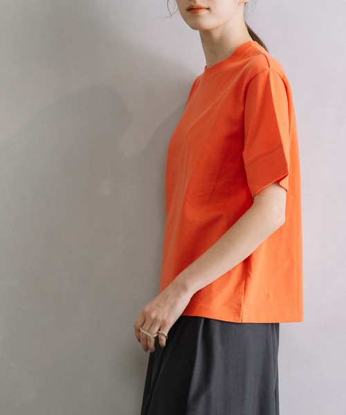 「MARECHAL TERRE」 半袖Tシャツ MEDIUM ライトグレー レディース_画像3