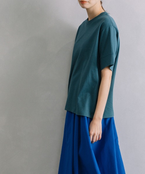 「MARECHAL TERRE」 半袖Tシャツ MEDIUM ライトグレー レディース_画像9