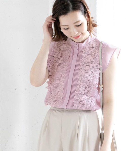 「URBAN RESEARCH ROSSO WOMEN」 ノースリーブブラウス FREE ホワイト レディース_画像2