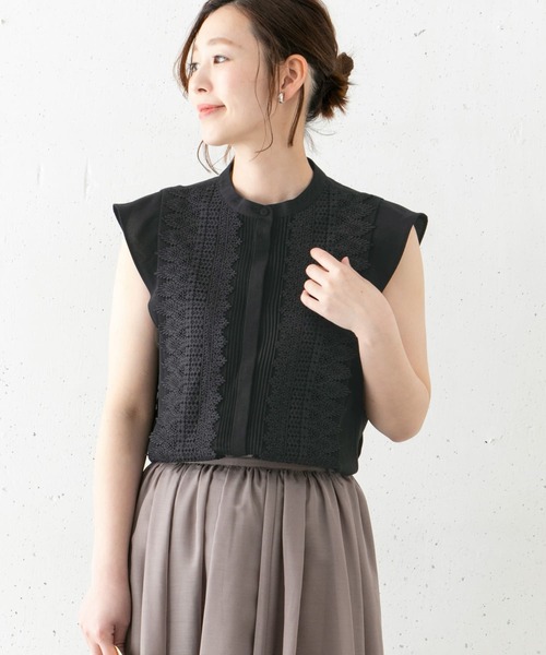 「URBAN RESEARCH ROSSO WOMEN」 ノースリーブブラウス FREE ホワイト レディース_画像3