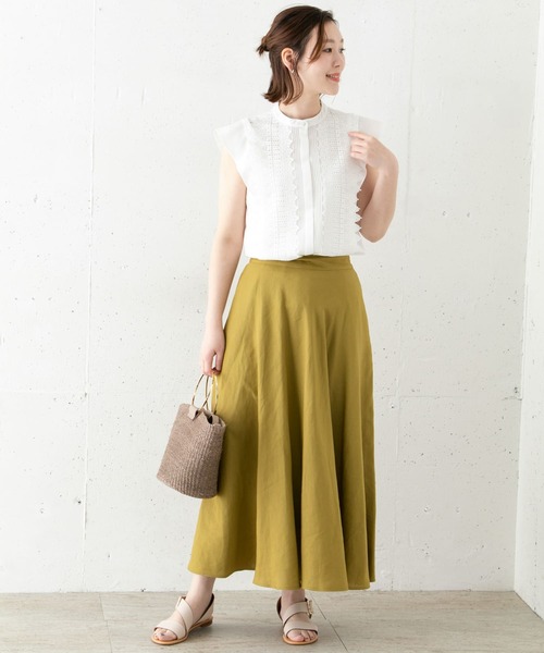 「URBAN RESEARCH ROSSO WOMEN」 ノースリーブブラウス FREE ホワイト レディース_画像9