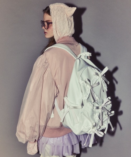 Candy Stripper フリル リボン FANCY RIBBON リュック Candy Stripper（キャンディーストリッパー） デイバック リュック