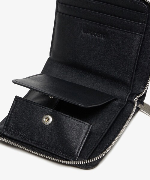 LACOSTE（ラコステ） 財布 ラウンドジップレザーミニウォレット